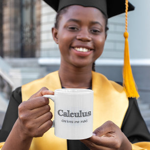 Kalkyl gör mig galen elevmugg kaffemugg