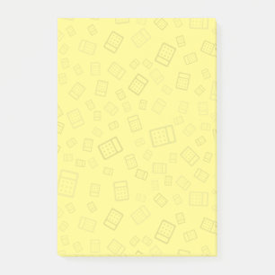 Kalkylator Mönster Post-it Block
