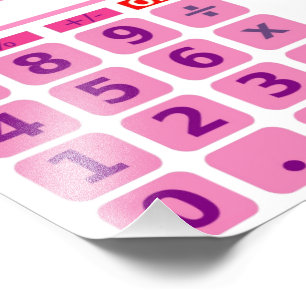 Kalkylatorfoto Fototryck