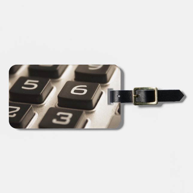 "Kalkylatorns stängning" Bagagebricka (Horisontell Framsida)