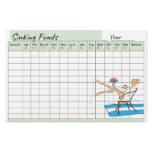 Kalkylblad för Cute Mode-sjunkfonden