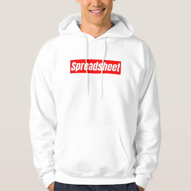 Kalkylblad - Lönsam revisor Hoodie (Framsida)