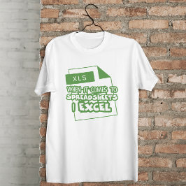 Kalkylblad och Excel för räkenskapsförare T Shirt