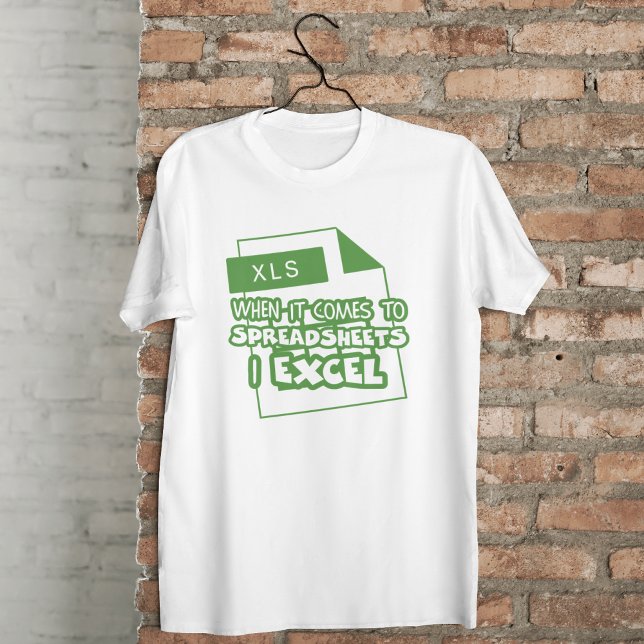 Kalkylblad och Excel för räkenskapsförare T Shirt (Skapare uppladdad)