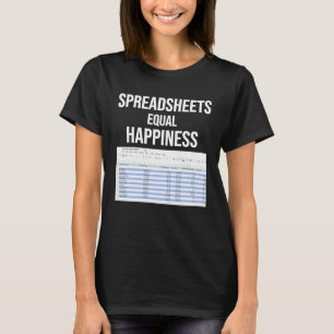 Kalkylbladskonton, momsräknare för CPA-datapost Q T Shirt