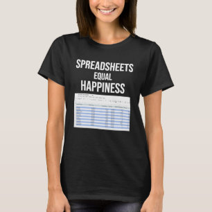 Kalkylbladskonton, momsräknare för CPA-datapost Q T Shirt