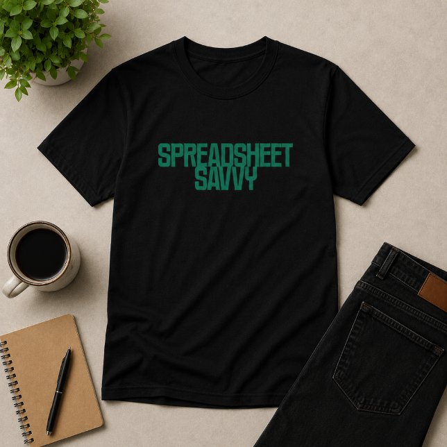 Kalkylbladsproffs | Excel-kunnande expert design T Shirt (Skapare uppladdad)