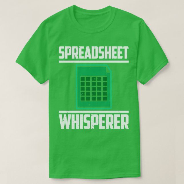 Kalkylbladsvisare T Shirt (Design framsida)