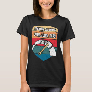 Kalkyler med Mekaniska fodobilar med dubbla karb T Shirt