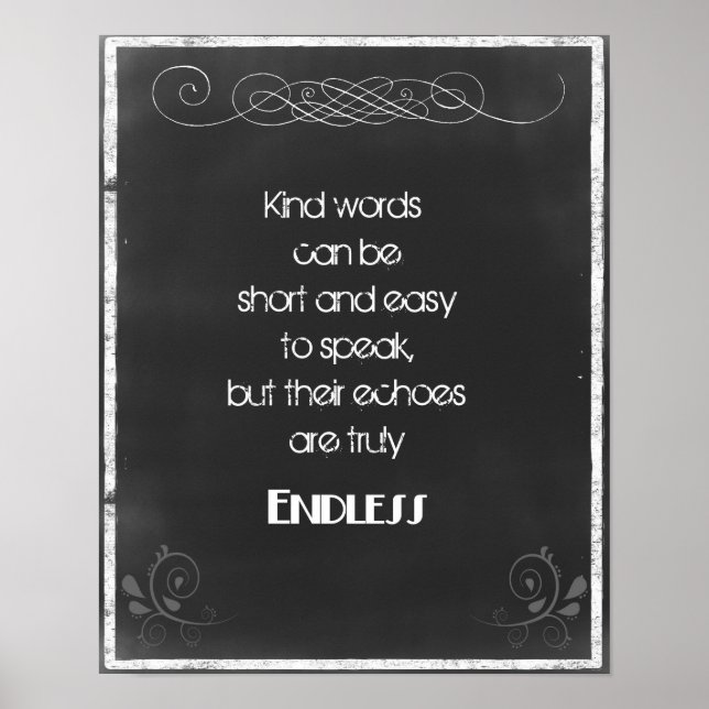 Kalkylkortets typografi citat vid användning av Ki Poster (Framsidan)