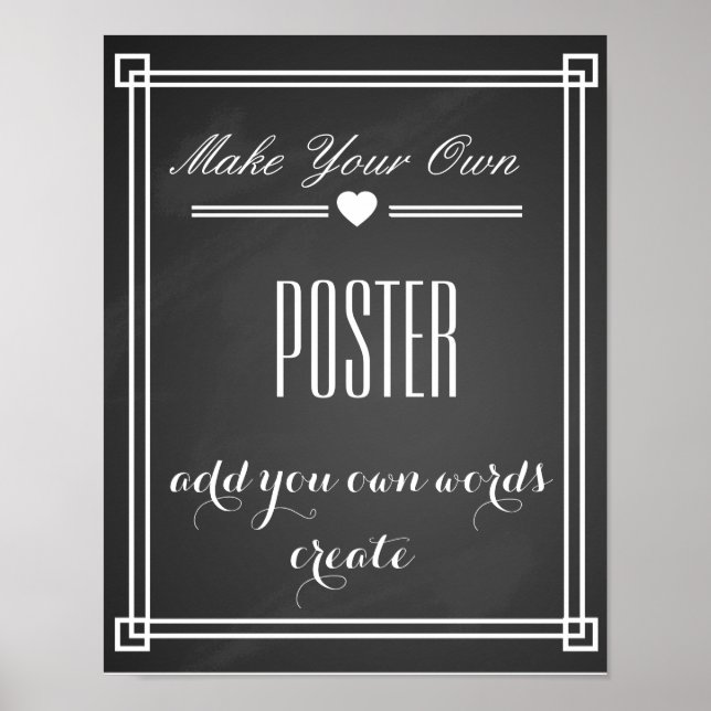 Kalkylpanel Skapa egen poster utskrift (Framsidan)