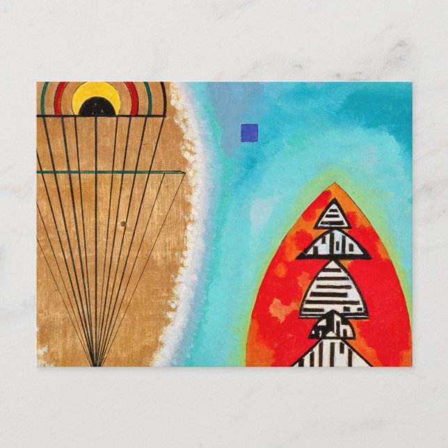 Kall, 1929 av Wassily Kandinsky Vykort (Framsida)