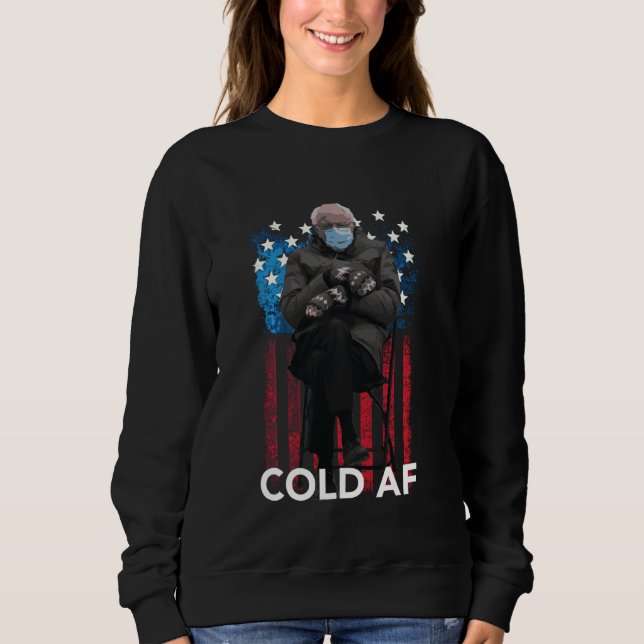 Kall Af Funny Bernie Sanders Mittens Meme T Shirt (Framsida)
