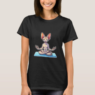 Kall Älskare Sphynx Katt Yoga T Shirt