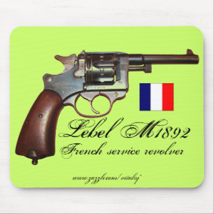 Kall antik Lebel fransk revolvermousepad Musmatta