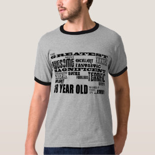 Kall årig födelsedagsfeststörsta 18 för roligt t-shirt