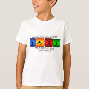 Kall Badminton är det en livsföring Tee Shirt