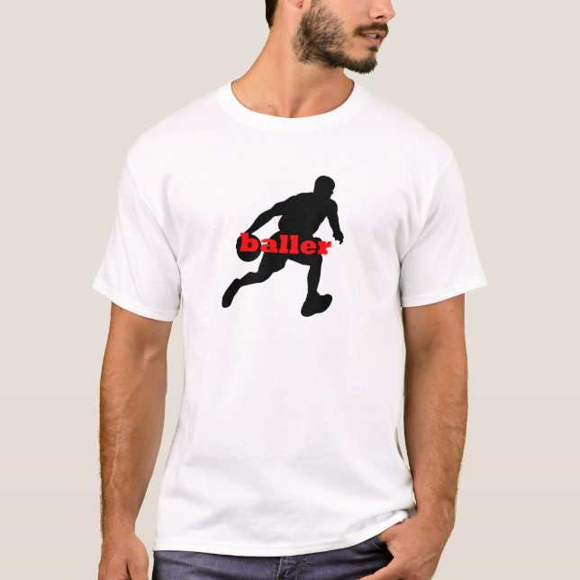 Kall baller tee shirt (Framsida)