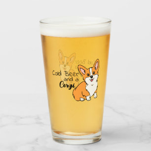 Kall Beer och Corgi Beer Glaskopp