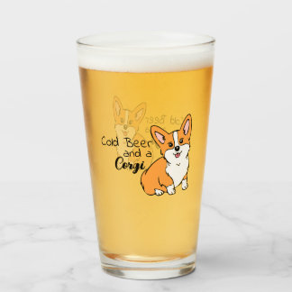 Kall Beer och Corgi Beer Glaskopp