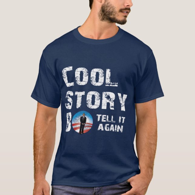 Kall berättelse BO - Anti Obama 2012 Tee (Framsida)