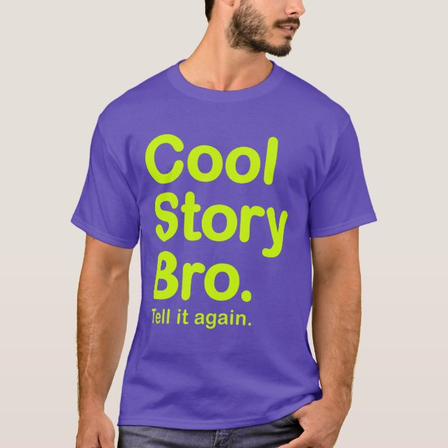 Kall berättelse Bro. AmerikandräktT-tröja T-shirt (Framsida)