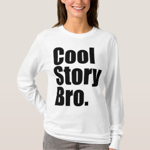 Kall berättelse Bro. Damlångärmad T-shirt