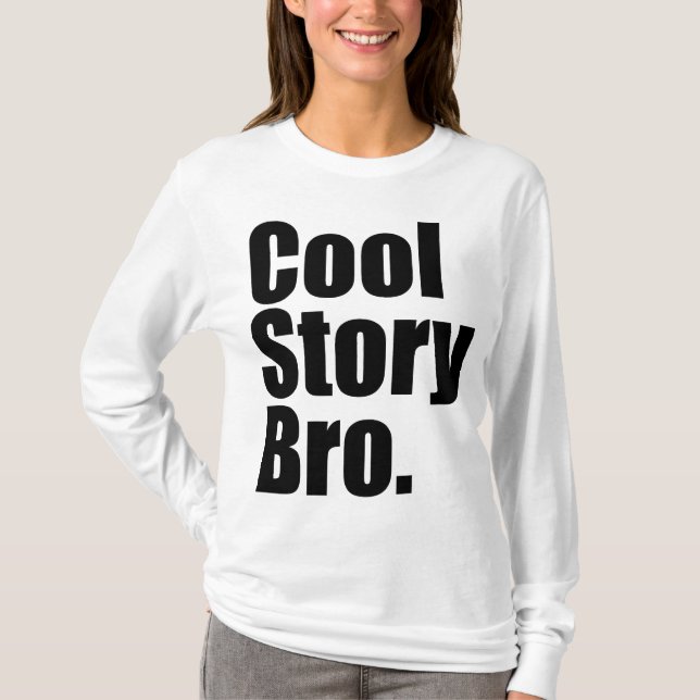 Kall berättelse Bro. Damlångärmad T-shirt (Framsida)