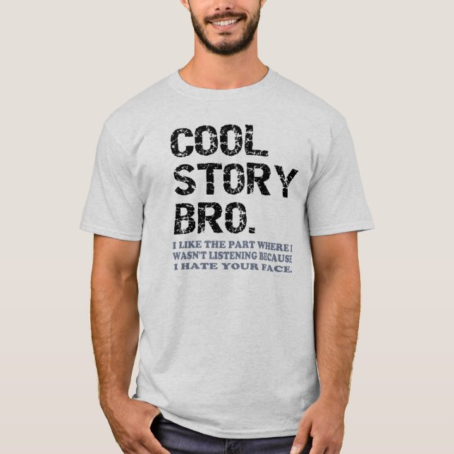 Kall berättelse Bro - en småsak Tee Shirt (Framsida)