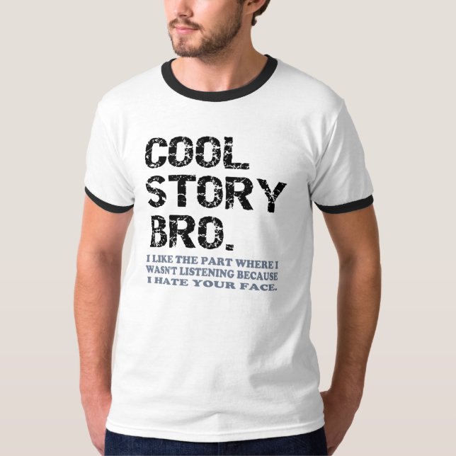 Kall berättelse Bro - en småsak Tee Shirt (Framsida)