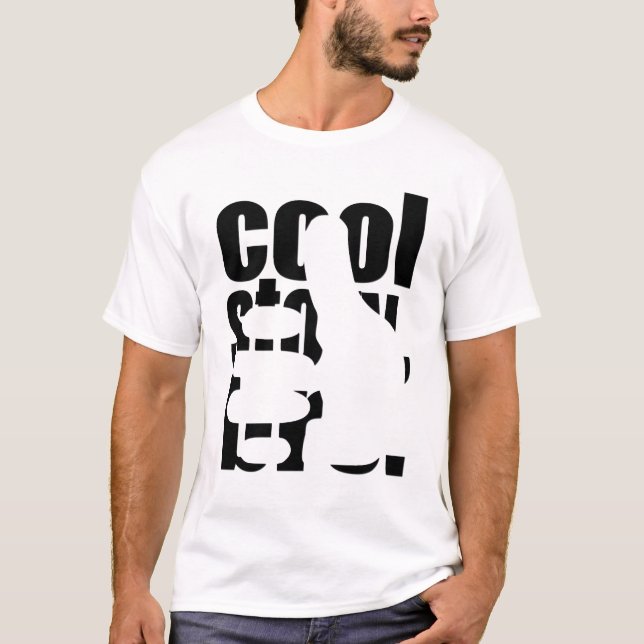 Kall berättelse Bro med tumsilhouetten T-shirt (Framsida)