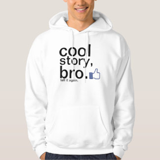 Kall berättelse, bro. sweatshirt med luva