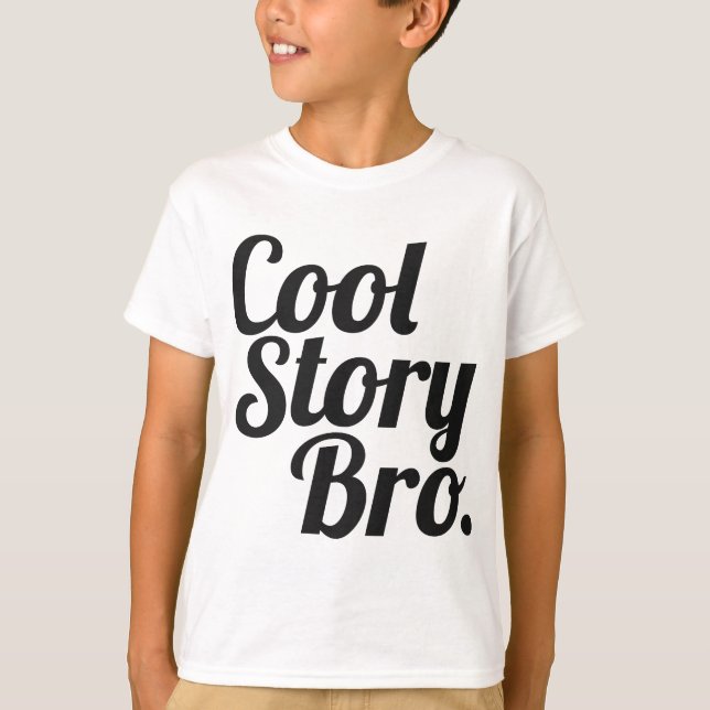 Kall berättelse Bro. T-shirt (Framsida)