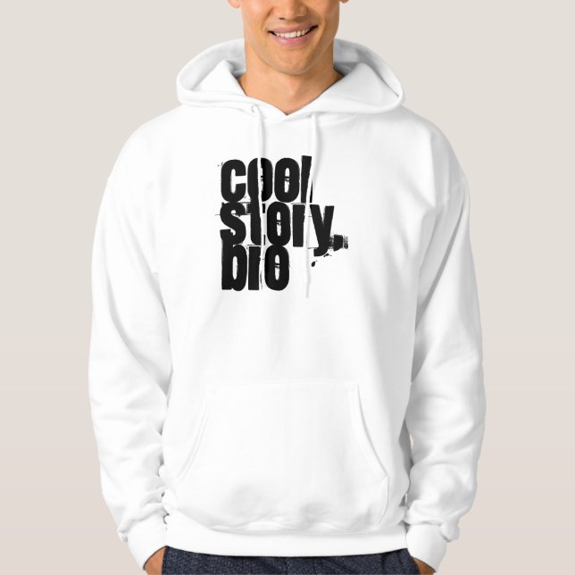 Kall berättelse, broHoodie Sweatshirt Med Luva (Framsida)