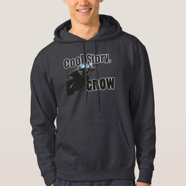 Kall berättelse, kråka hoodie (Framsida)