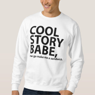 kall berättelsebabe lång ärmad tröja
