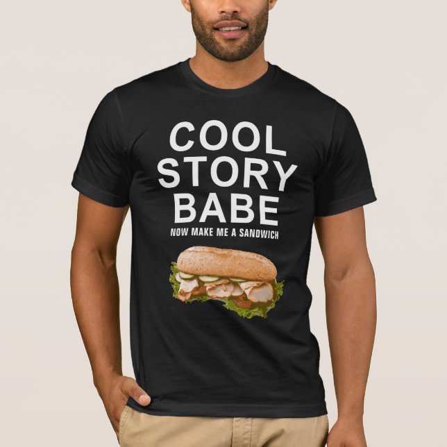 kall berättelsebabe tee shirt (Framsida)