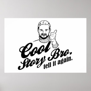 kall berättelsebro. berätta den igen poster