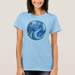Kall blåttdrake t shirt