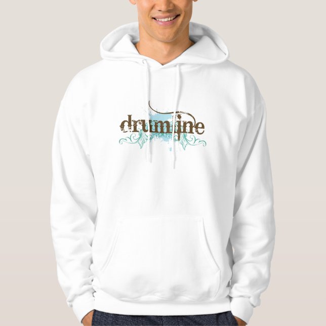 Kall blåttDrumline Hoodie (Framsida)