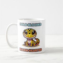 Kall-Blooded Warm-Hearted Leopard Gecko Kaffemugg