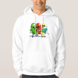 Kall bönaHoodie Tröja Med Luva