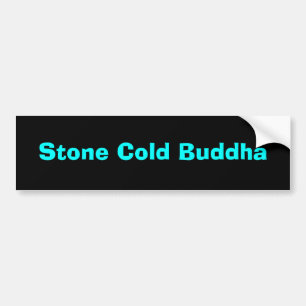 Kall Buddha för sten bildekal
