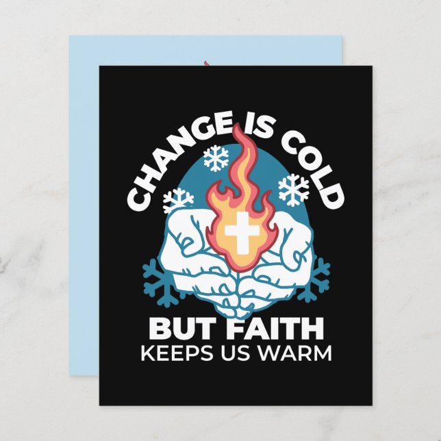 Kall Change, Faith's Fire - Motivational Christian (Fram/baksida)