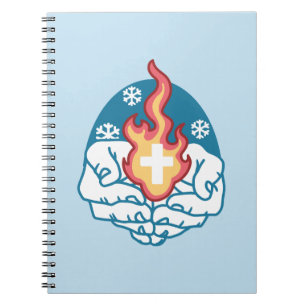 Kall Change, Faith's Fire - Motivational Christian Anteckningsbok