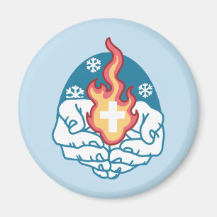 Kall Change, Faith's Fire - Motivational Christian Magnet