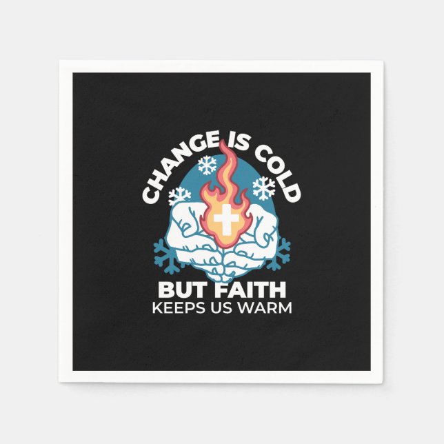 Kall Change, Faith's Fire - Motivational Christian Pappersservett (Framsidan)