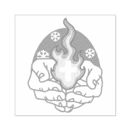 Kall Change, Faith's Fire - Motivational Christian Stämpel