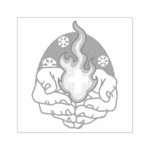 Kall Change, Faith's Fire - Motivational Christian Stämpel