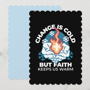 Kall Change, Faith's Fire - Motivational Christian Tack Kort